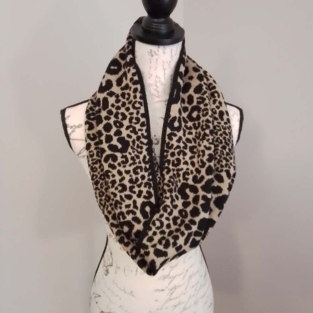 Michael Kors Animal Print Infinity Scarf